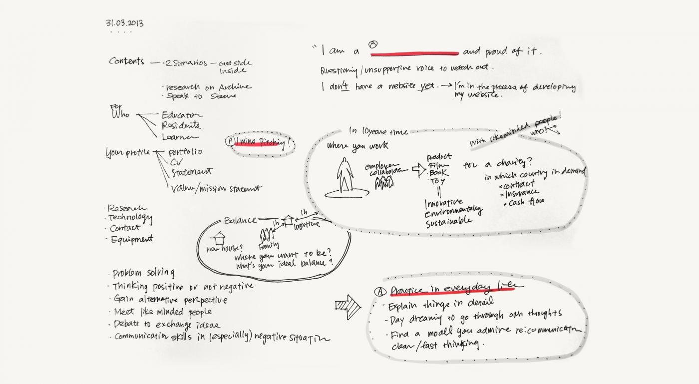 Example life coaching session notes